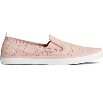 Sperry Sailor Twin Gore Perforated Ruzove - Damske Slip On